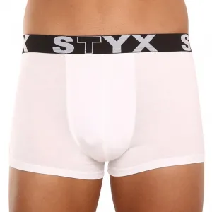 3PACK pánske boxerky Styx športová guma biele (3G1061) M, trenky