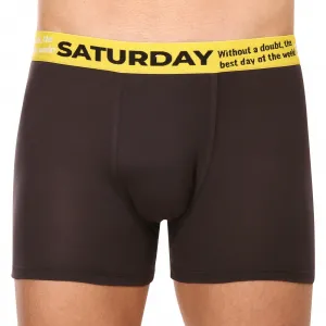 7PACK pánske boxerky Gianvaglia čierne (GVG-5068) L, trenky