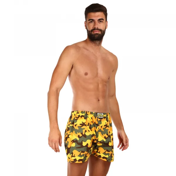 3PACK pánske trenky Styx art klasická guma viacfarebné (3A15901) S, trenírky