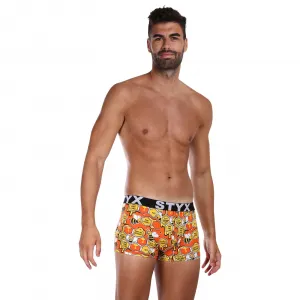 Pánske boxerky Styx art športová guma včielky (G1654) M, trenky