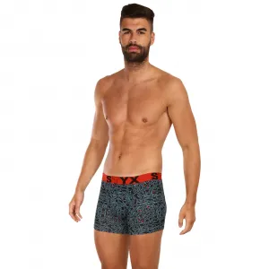 Pánske boxerky Styx long art športová guma doodle (U1256) S, trenky