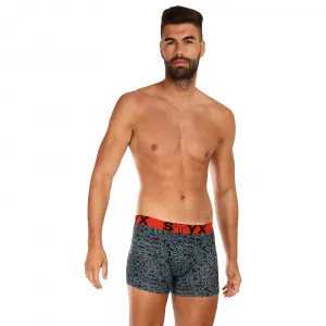 Pánske boxerky Styx long art športová guma doodle (U1256) S, trenky
