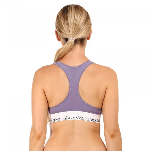 Dámska podprsenka Calvin Klein fialová (F3785E-AIP) M
