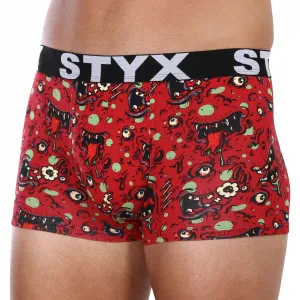 Pánske boxerky Styx art športová guma zombie (G1451) M, trenky