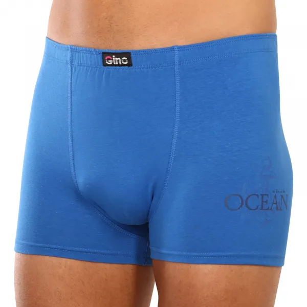 Pánske boxerky Gino modré (73115) M, trenky