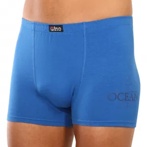 Pánske boxerky Gino modré (73115) M, trenky