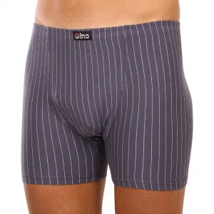 Pánske boxerky Gino sivé (74151) M, trenky