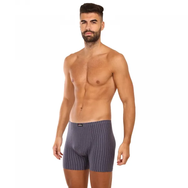 Pánske boxerky Gino sivé (74151) M, trenky
