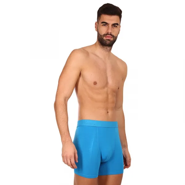 Pánske boxerky Gino modré (74160-DxA) M, trenky