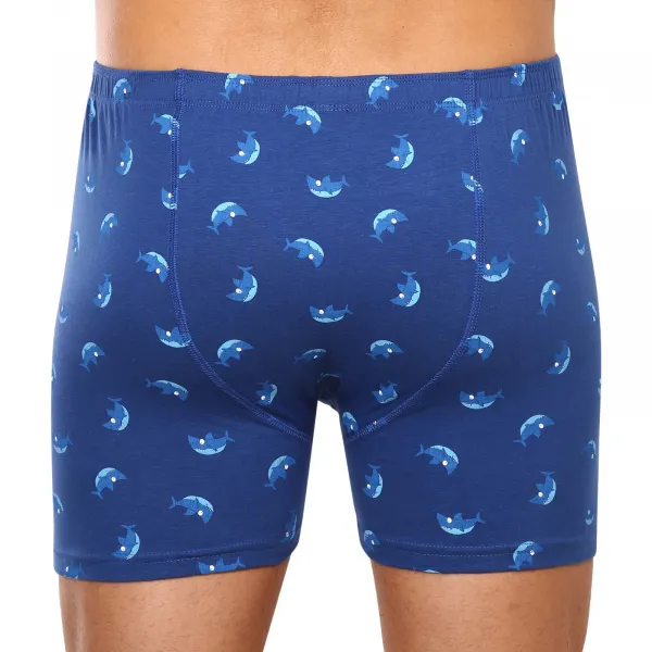 Pánske boxerky Gino modre (74150) M, trenky
