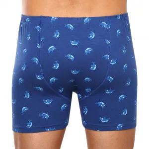 Pánske boxerky Gino modre (74150) M, trenky