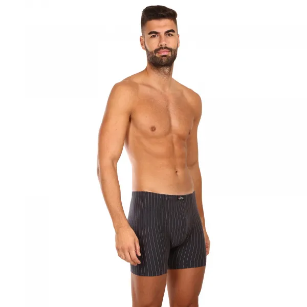 Pánske boxerky Gino sivé (74153) M, trenky