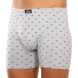 Pánske boxerky Gino sivé (74146) M, trenky