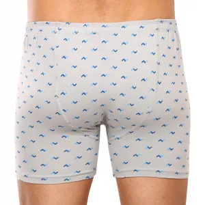 Pánske boxerky Gino sivé (74146) M, trenky