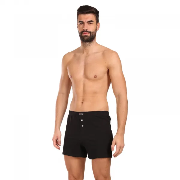 Pánske trenky Gino čierné (75162) M, trenírky