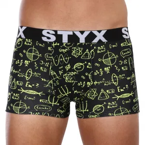 3PACK pánske boxerky Styx art športová guma viacfarebné (3G12672) M, trenky