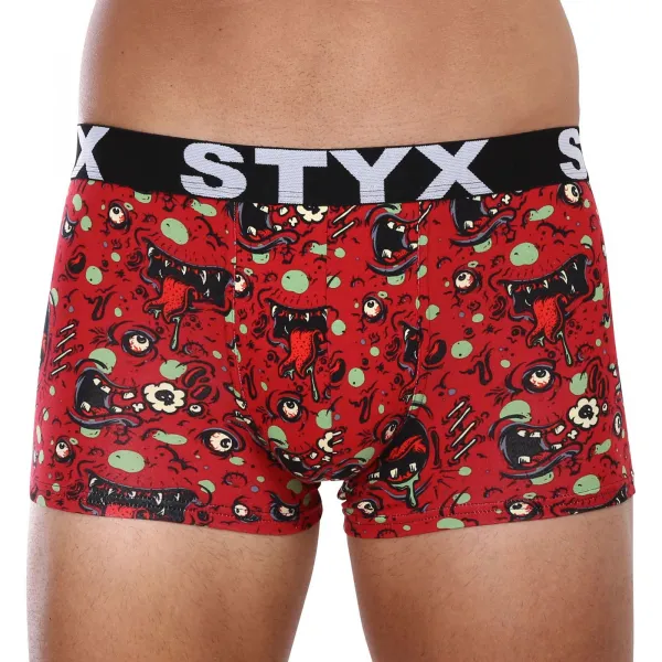 3PACK pánske boxerky Styx art športová guma viacfarebné (3G13714) S, trenky