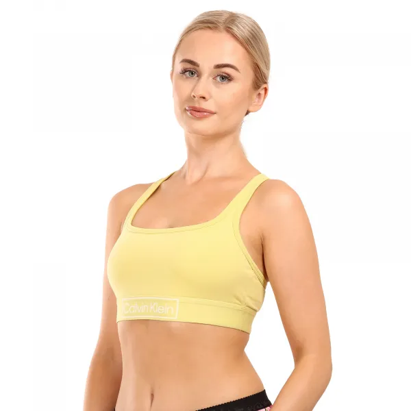 Dámska podprsenka Calvin Klein žltá (QF6768E-9LD) M