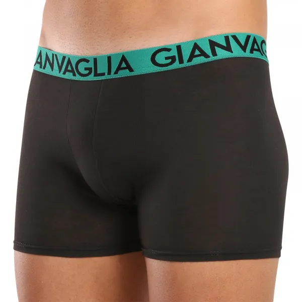 10PACK pánske boxerky Gianvaglia čierné (021) XL, trenky