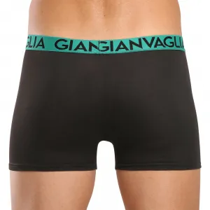 10PACK pánske boxerky Gianvaglia čierné (021) XL, trenky