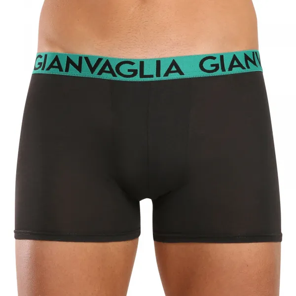 10PACK pánske boxerky Gianvaglia čierné (021) XL, trenky