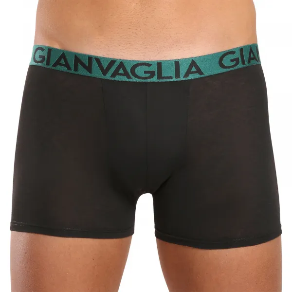 10PACK pánske boxerky Gianvaglia čierné (021) XL, trenky