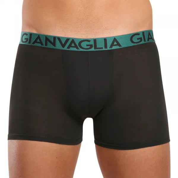 10PACK pánske boxerky Gianvaglia čierné (021) XL, trenky