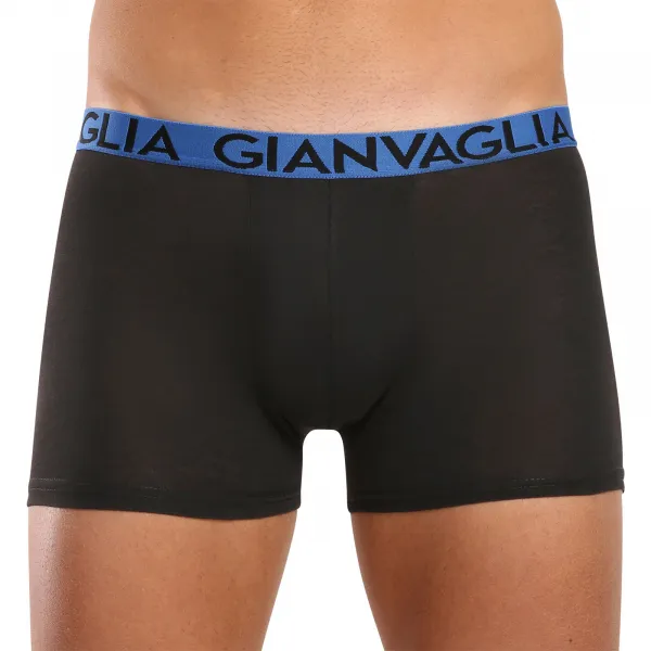 10PACK pánske boxerky Gianvaglia čierné (021) XL, trenky