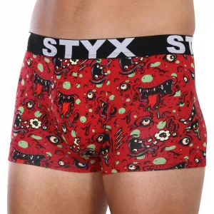 Pánske boxerky Styx art športová guma nadrozmer zombie (R1451) 4XL, trenky
