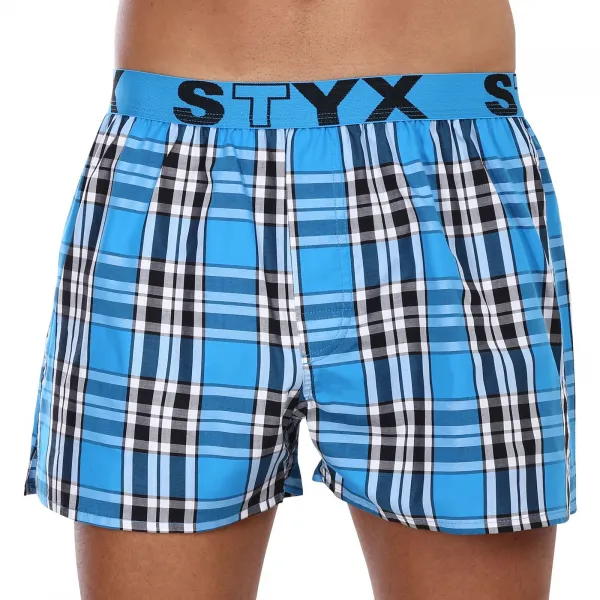 5PACK pánske trenky Styx športová guma viacfarebné (5B093120) M, trenírky