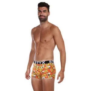 3PACK pánske boxerky Styx art športová guma viacfarebné (3G13714) S, trenky