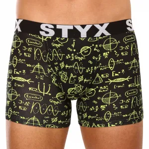 3PACK pánske boxerky Styx long športová guma viacfarebné (3U12672) S, trenky
