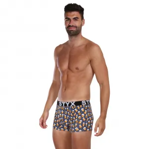 3PACK pánske boxerky Styx art športová guma viacfarebné (3G12672) M, trenky