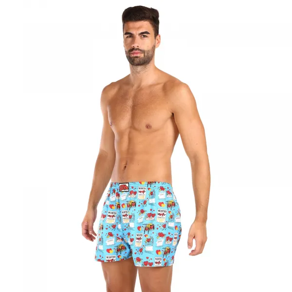 Pánske trenky Styx art klasická guma Valentín pary (A1756) S, trenírky