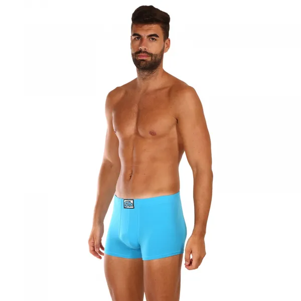 Pánske boxerky Styx klasická guma svetlo modré (Q1169) S, trenky
