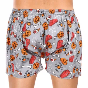 Pánske trenky Styx art klasická guma Halloween rakvy (A1752) M, trenírky