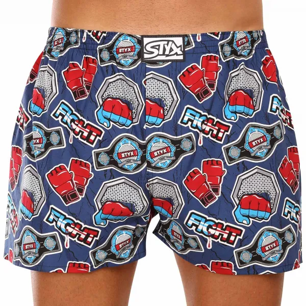 5PACK pánske trenky Styx art klasická guma viacfarebné (5A1377679) M, trenírky