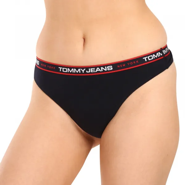 3PACK dámske tangá Tommy Hilfiger viacfarebná (UW0UW04709 0WE) M