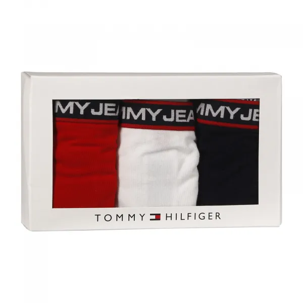 3PACK dámske tangá Tommy Hilfiger viacfarebná (UW0UW04709 0WE) M