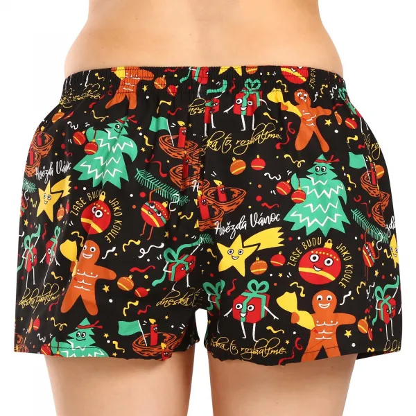 Dámske trenky Styx art klasická guma Vianoce ozdoby (K1754) S, trenírky