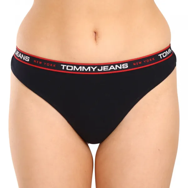 3PACK dámske tangá Tommy Hilfiger viacfarebná (UW0UW04709 0WE) M