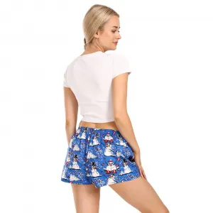 Dámske trenky Styx art klasická guma Vianoce snehuliaci (K1751) S, trenírky