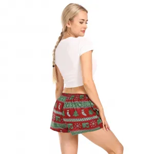 Dámske trenky Styx art klasická guma Vianoce pletené (K1658) M, trenírky