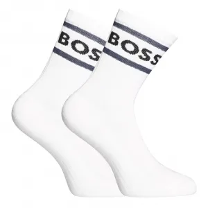 3PACK ponožky BOSS vysoké bielé (50469371 106) M
