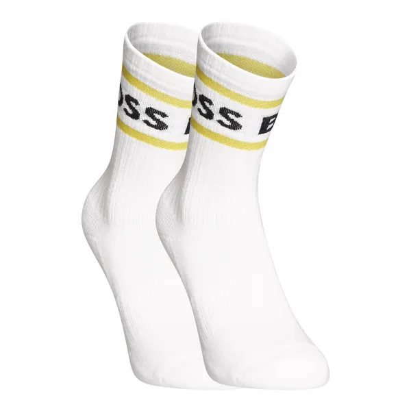 3PACK ponožky BOSS vysoké bielé (50469371 106) M