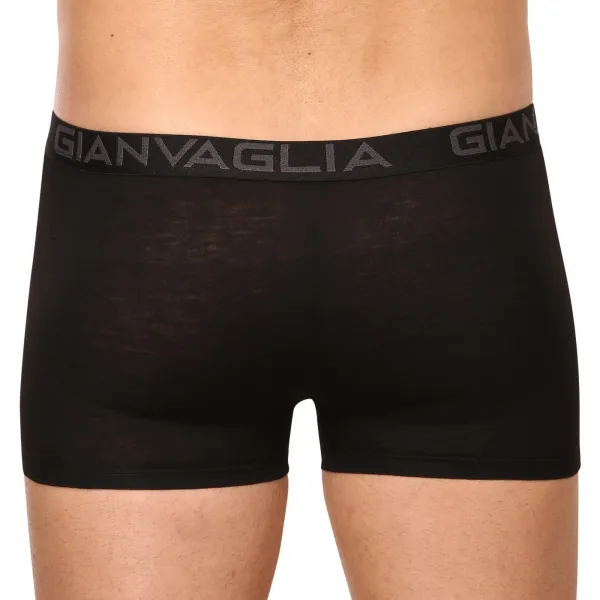 10PACK pánske boxerky Gianvaglia čierné (023) M, trenky