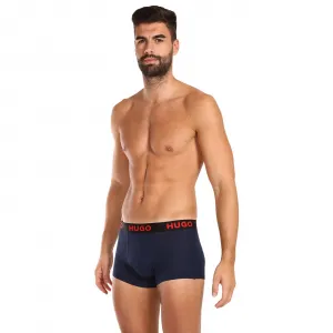 3PACK pánske boxerky HUGO viacfarebné (50496723 406) L, trenky
