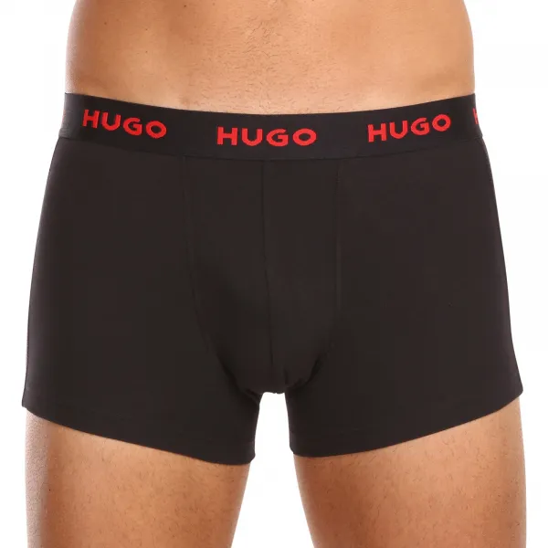 3PACK pánske boxerky HUGO viacfarebné (50469766 303) M, trenky