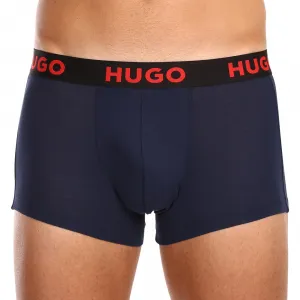 3PACK pánske boxerky HUGO viacfarebné (50496723 406) L, trenky