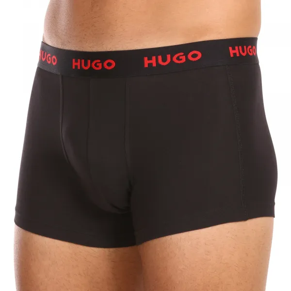 3PACK pánske boxerky HUGO viacfarebné (50469766 303) M, trenky